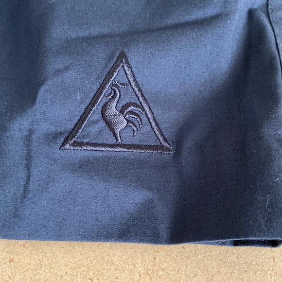 NWT VTG Le coq Sportif Mens Tennis Black Shorts. Size 38. - Picture 2 of 10